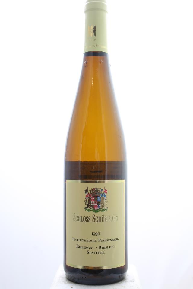 Schloss Schönborn Hattenheimer Pfaffenberg Riesling Spätlese 1990