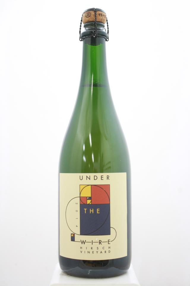 Under The Wire Sparkling Pinot Noir Hirsch Vineyard 2014