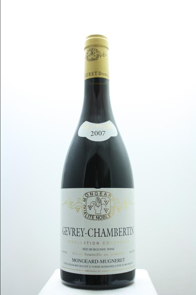 Mongeard-Mugneret Gevrey-Chambertin 2007