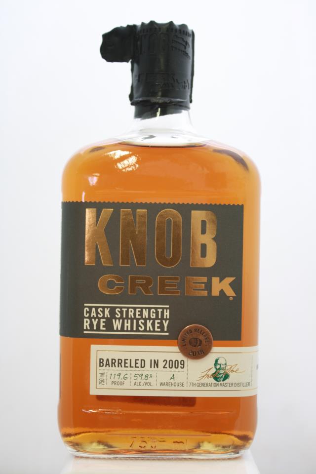 Knob Creek Cask Strength Rye Whiskey Limited Release 2018