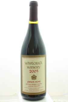Whitcraft Pinot Noir Aubaine Vineyards 2005