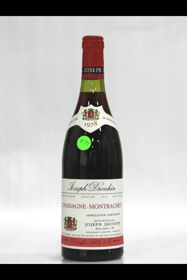 Joseph Drouhin Chassagne-Montrachet Rouge 1978