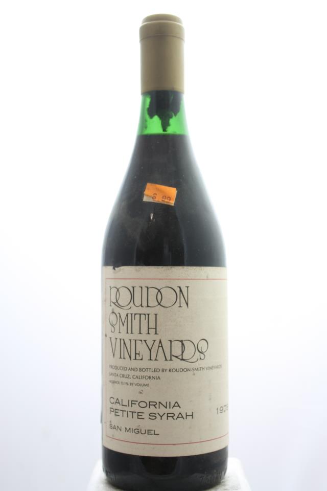 Roudon Smith Petite Sirah 1978