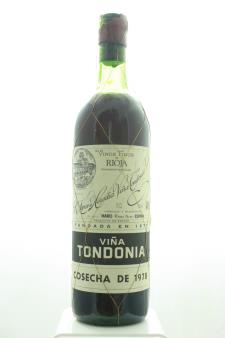 R. López de Heredia Rioja Gran Reserva Viña Tondonia Tinto 1978