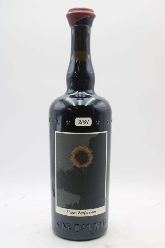 Sine Qua Non Syrah Estate Eleven Confessions Vineyard 2021