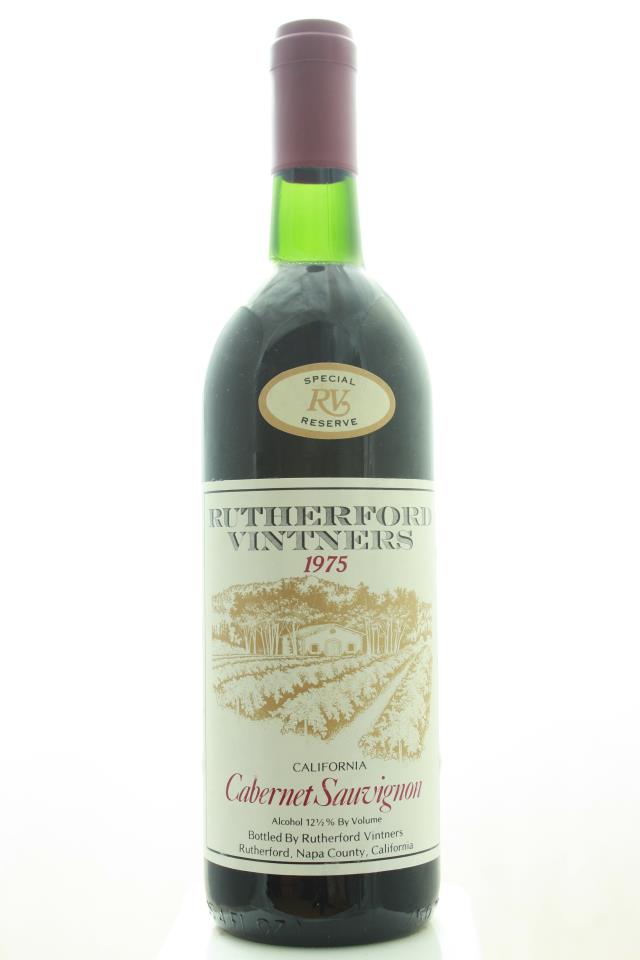 Rutherford Vintners Cabernet Sauvignon Special Reserve 1975