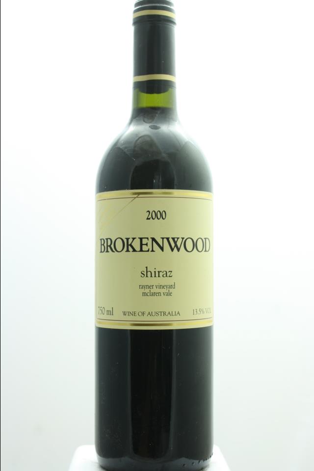Brokenwood Shiraz Rayner Vineyard Vineyard Selection 2000