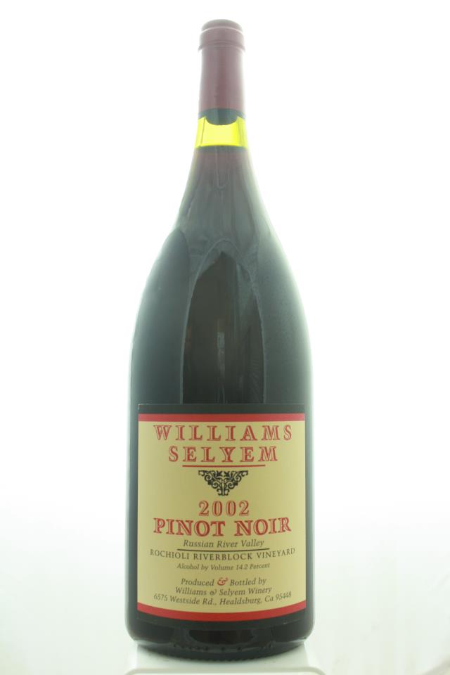 Williams Selyem Pinot Noir Rochioli Riverblock Vineyard 2002