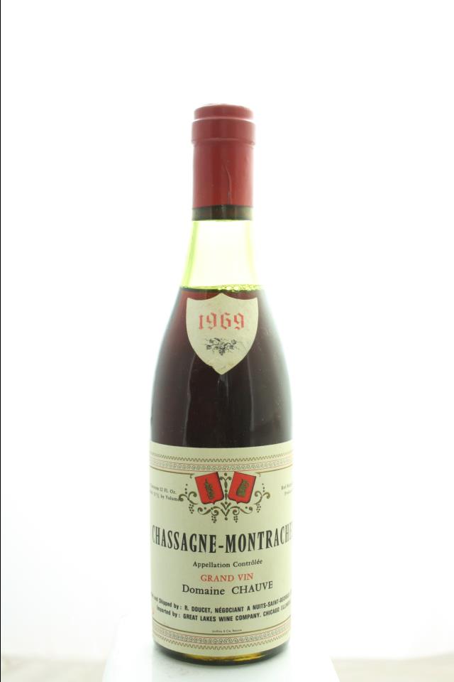 Chauve Chassagne-Montrachet Rouge 1969