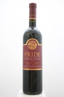 Pride Mountain Vineyards Proprietary Red Claret Reserve 1996