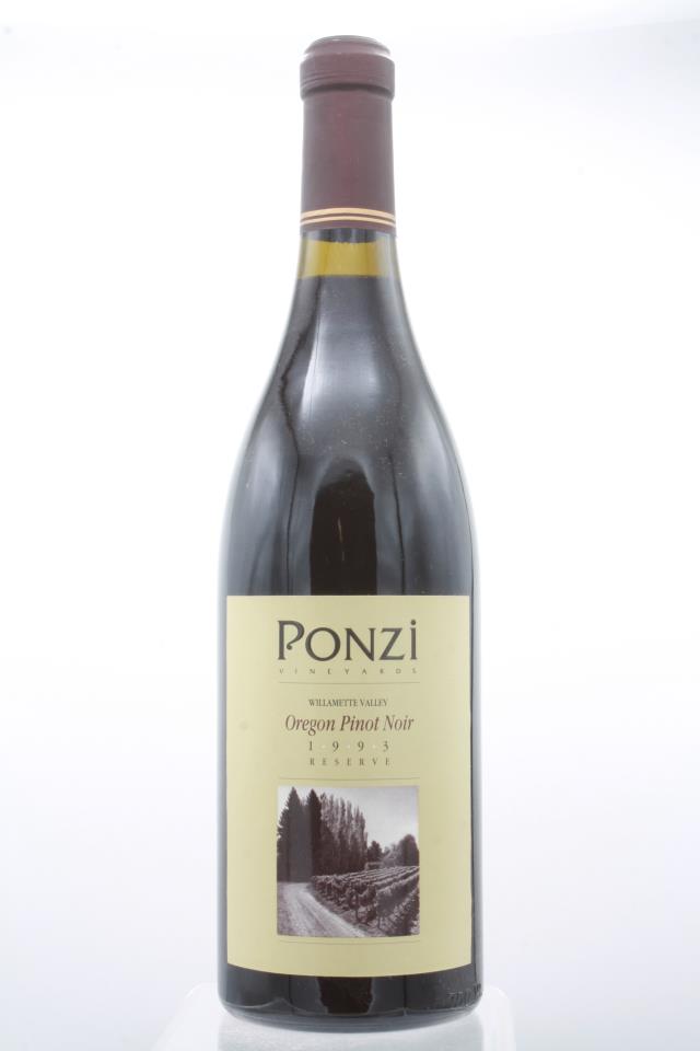 Ponzi Pinot Noir Reserve 1993