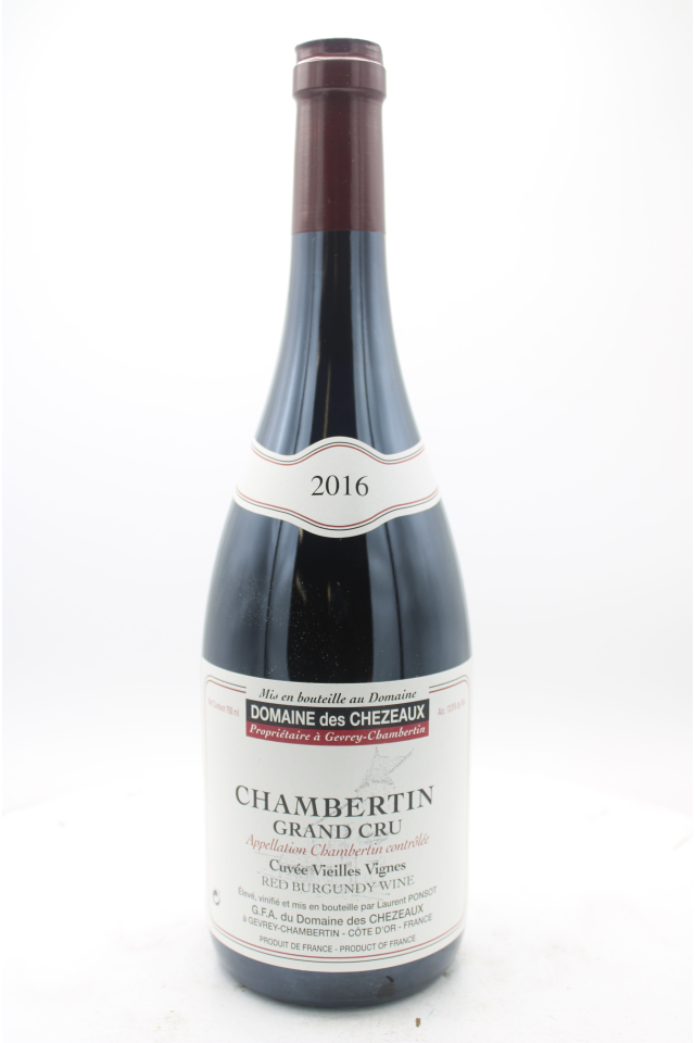 Domaine des Chezeaux Chambertin Cuvee Vieilles Vignes 2016