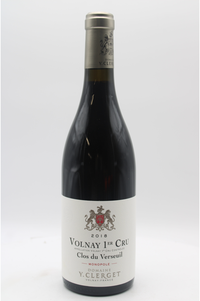 Y. Clerget Volnay Clos du Verseuil Monopole 2018