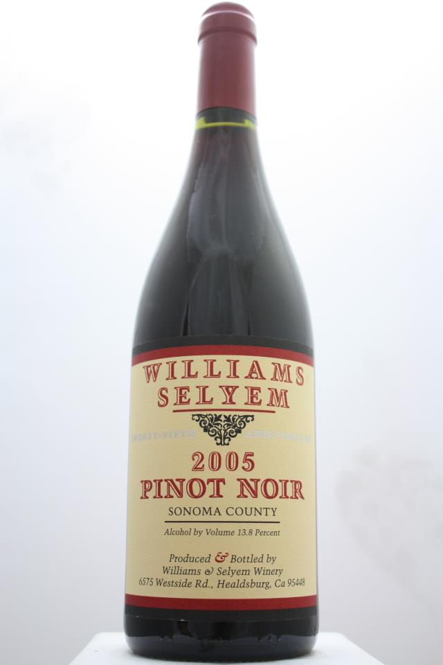 Williams Selyem Pinot Noir Sonoma County 2005