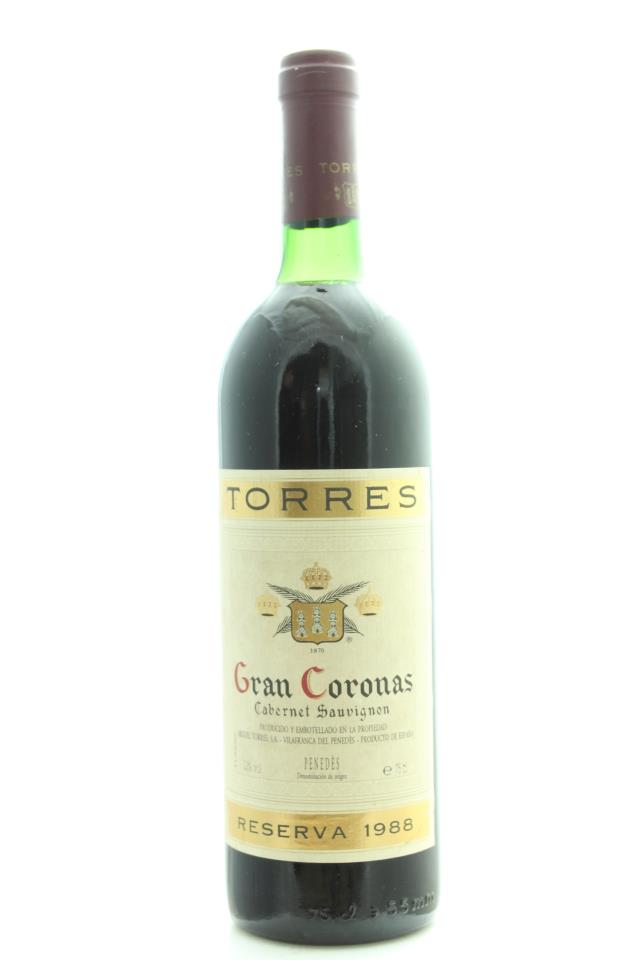 Torres Cabernet Sauvignon Gran Coronas Reserva 1988