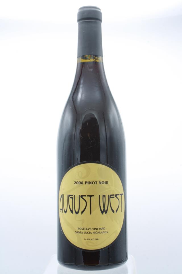 August West Pinot Noir Rosella's Vineyard 2006