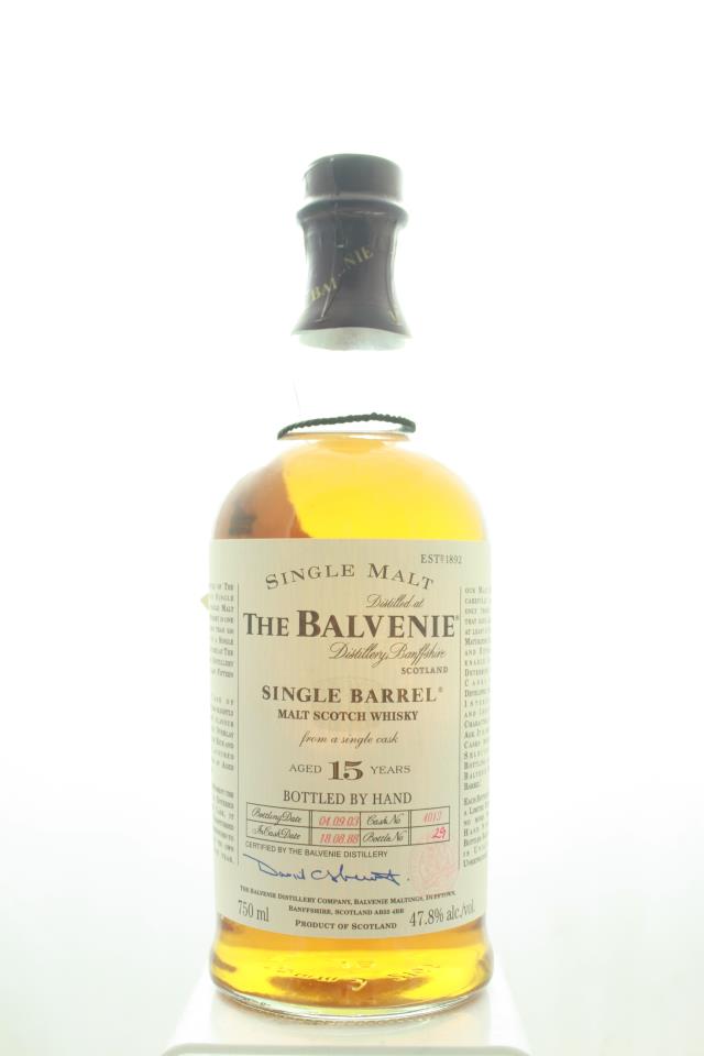 The Balvenie Single Malt Scotch Whisky Single Barrel 15-Years-Old 1988