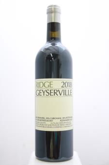 Ridge Vineyards Proprietary Red Geyserville 2018