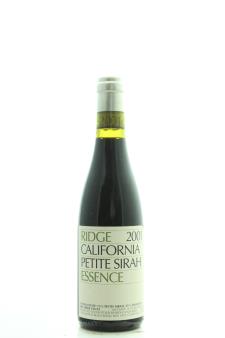 Ridge Vineyards Petite Sirah Essence 2001