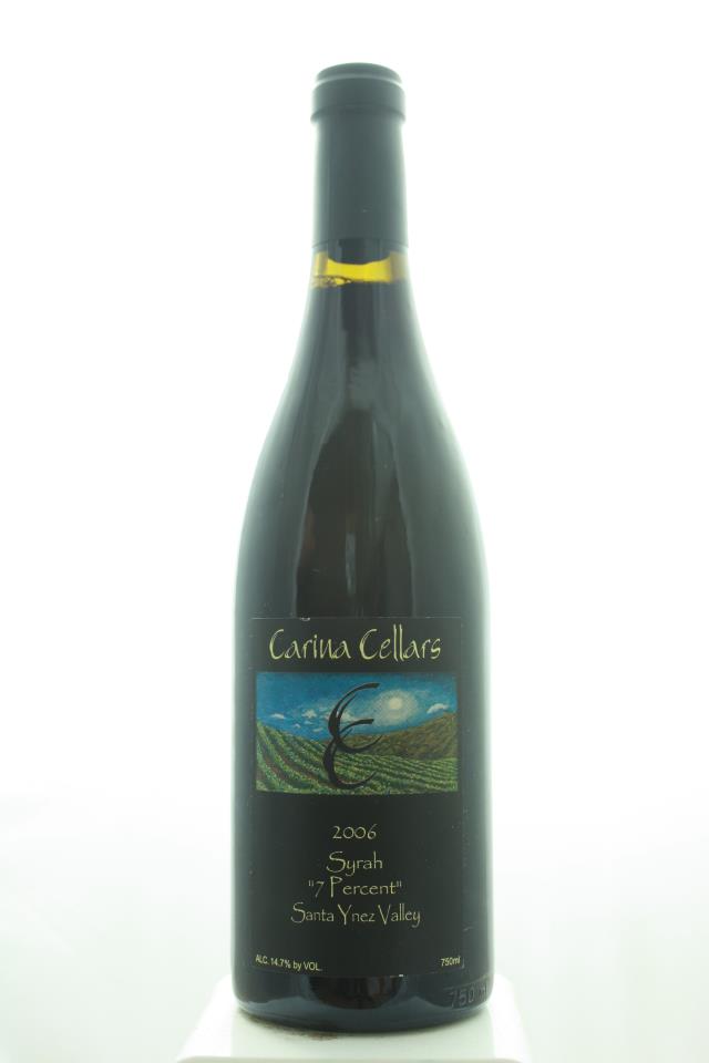 Carina Cellars Syrah 7 Percent 2006