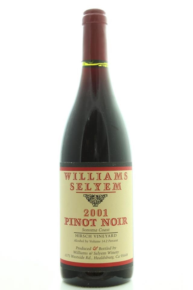 Williams Selyem Pinot Noir Hirsch Vineyard 2001
