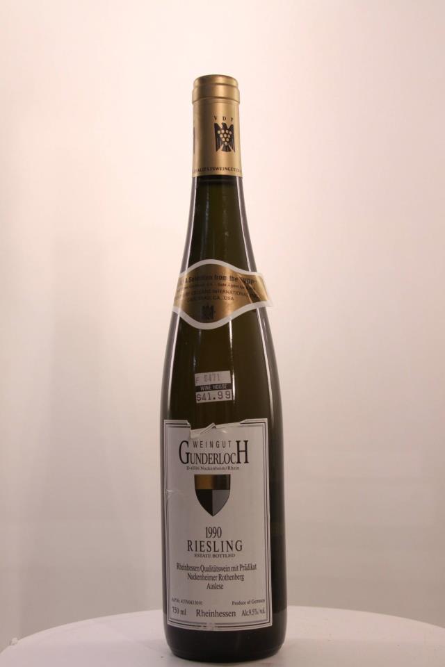 Gunderloch Nackenheimer Rothenberg Gold Kapsul Auslese 1990