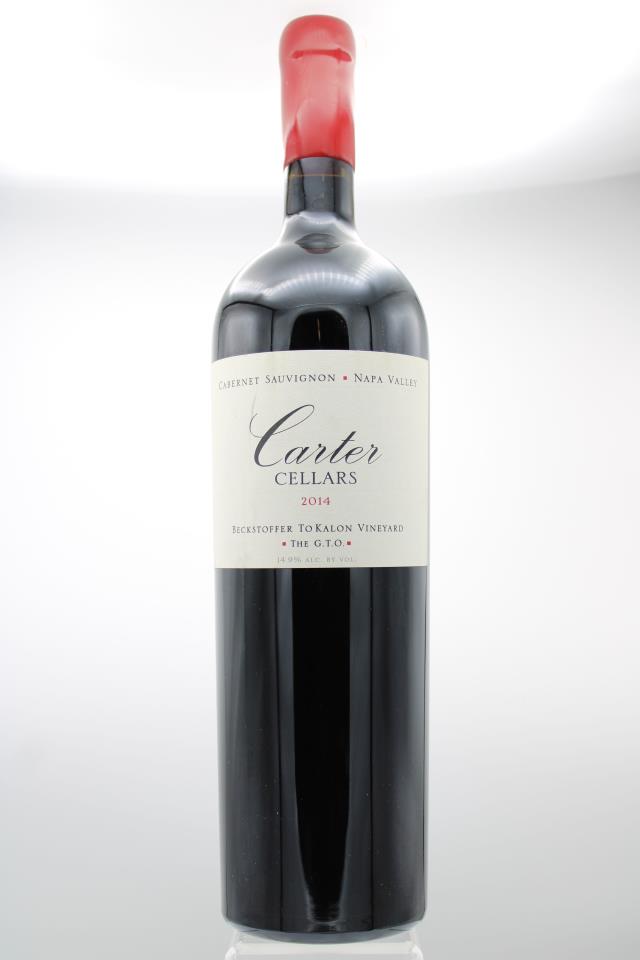 Carter Cellars Cabernet Sauvignon Beckstoffer To Kalon Vineyard The G.T.O. 2014
