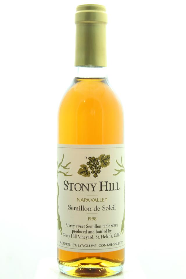 Stony Hill Vineyard Semillon de Soleil 1998