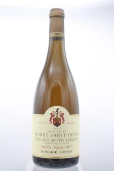 Domaine Ponsot Morey St. Denis Monts Luisants Vieilles Vignes Blanc 2007