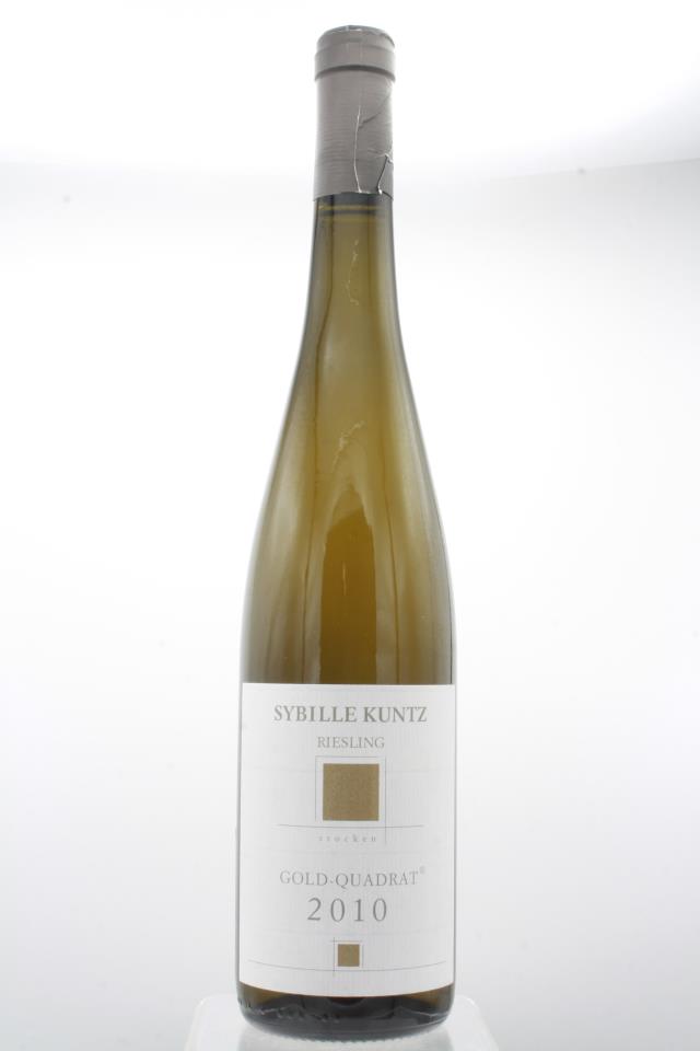 Sybille Kuntz Riesling Trocken Gold Quadrat  2010