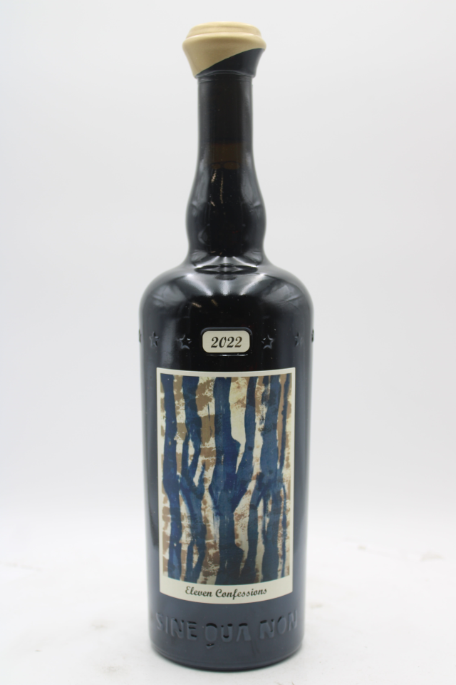 Sine Qua Non Syrah / Grenache Estate Eleven Confessions Vineyard Box Set 2022