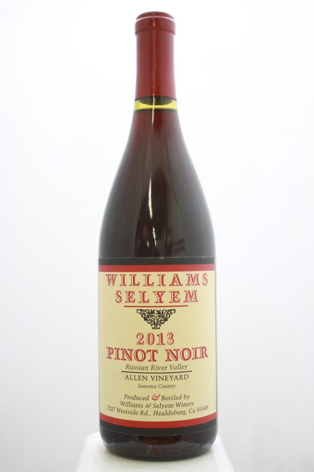 Williams Selyem Pinot Noir Allen Vineyard 2013