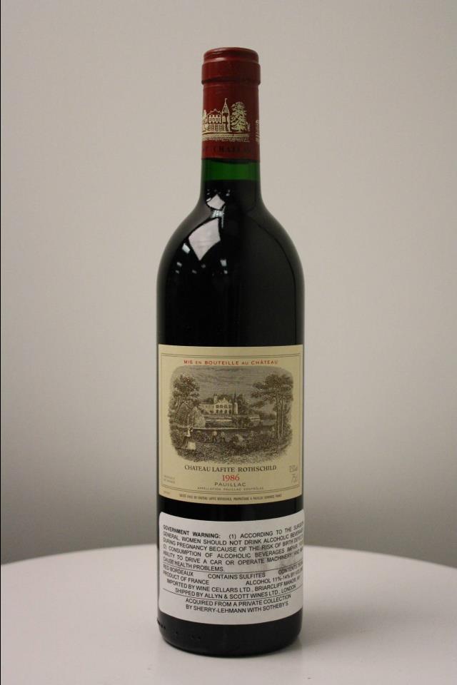 Château Lafite Rothschild 1986