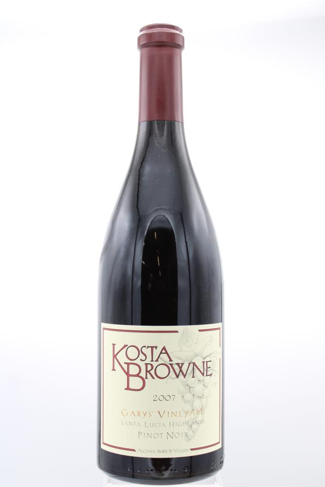 Kosta Browne Pinot Noir Garys' Vineyard 2007