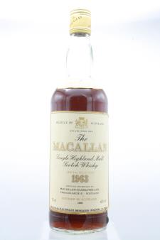 The Macallan Single Highland Malt Scotch Whisky Special Selection 1963