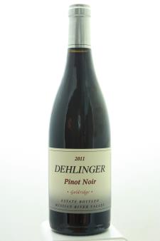 Dehlinger Pinot Noir Estate Goldridge Vineyard 2011
