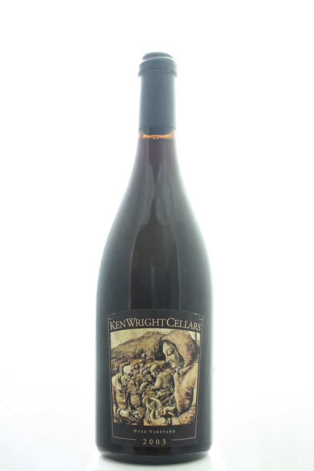Ken Wright Cellars Pinot Noir Nysa Vineyard 2003