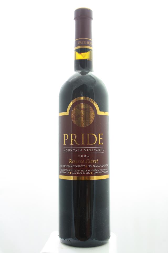 Pride Mountain Claret Reserve Sonoma County / Napa County 2006
