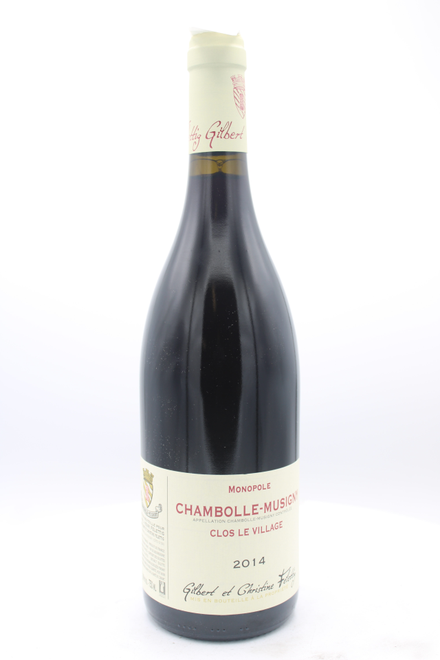 Gilbert et Christine Felettig Chambolle Musigny Clos le Village 2014
