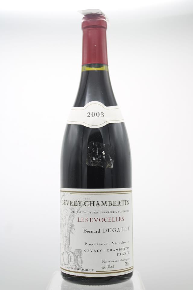 Bernard Dugat-Py Gevrey-Chambertin Les Evocelles 2003