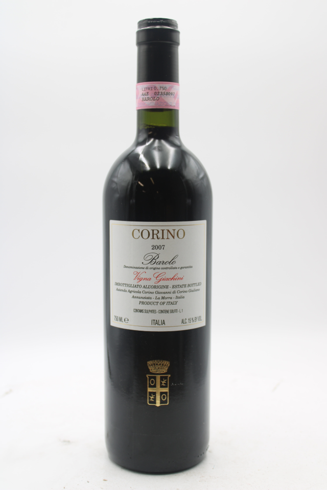 Corino Barolo Vigna Giachini 2007