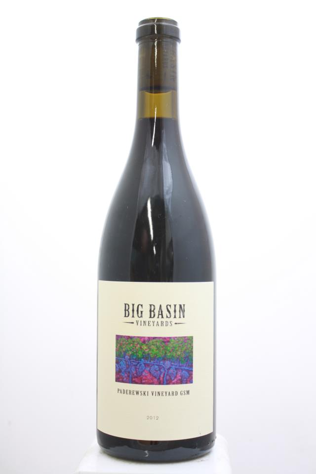 Big Basin Vineyards Paderewski Vineyard GSM 2012