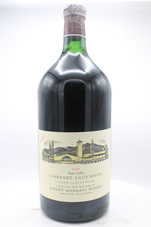 Robert Mondavi Cabernet Sauvignon Reserve 1981