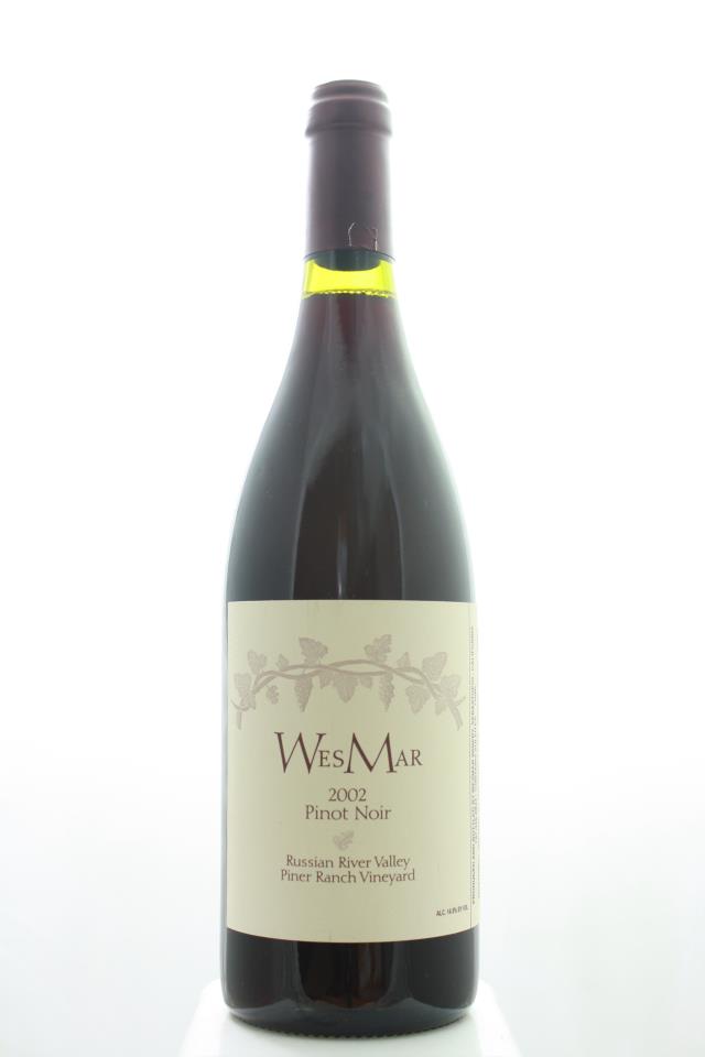 WesMar Pinot Noir Piner Ranch Vineyard 2002