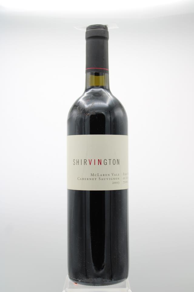 Shirvington Cabernet Sauvignon 2003