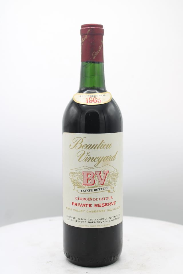 BV Cabernet Sauvignon Georges de Latour Private Reserve 1965