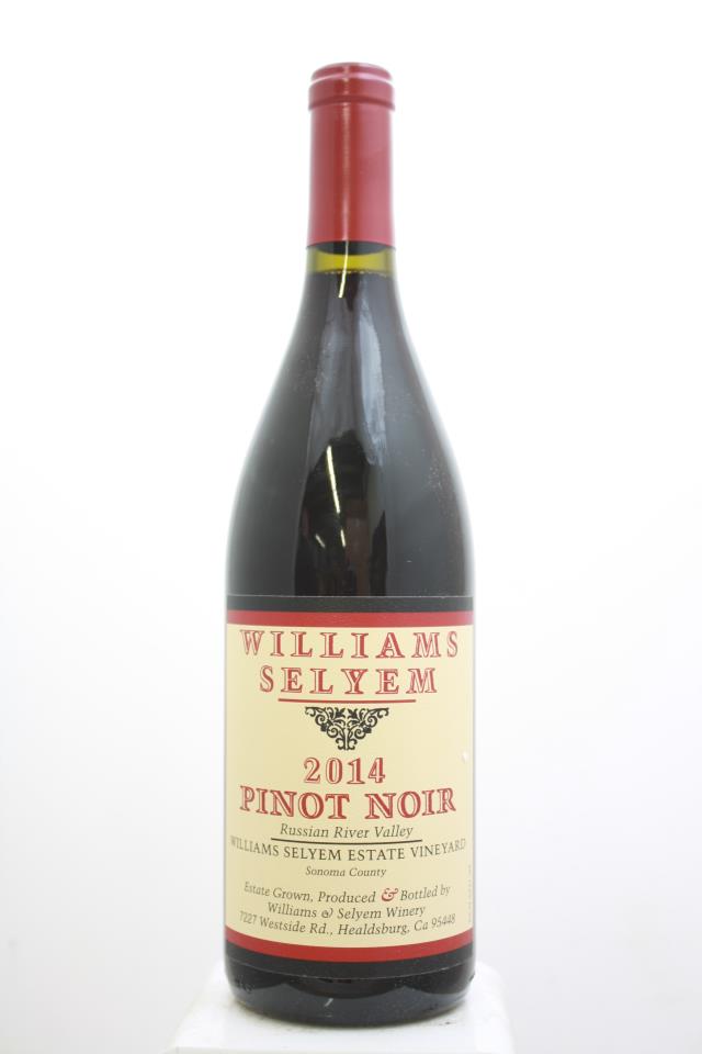 Williams Selyem Pinot Noir Williams Selyem Estate Vineyard 2014