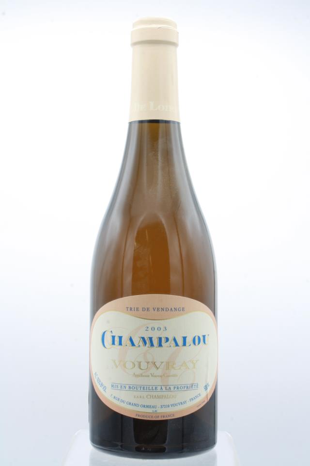 Champalou Vouvray Trie de Vendange 2003