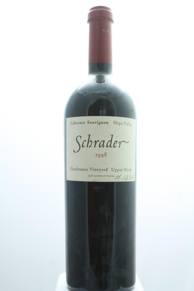 Schrader Cabernet Sauvignon Gaudeamus Vineyard Upper Block 1998