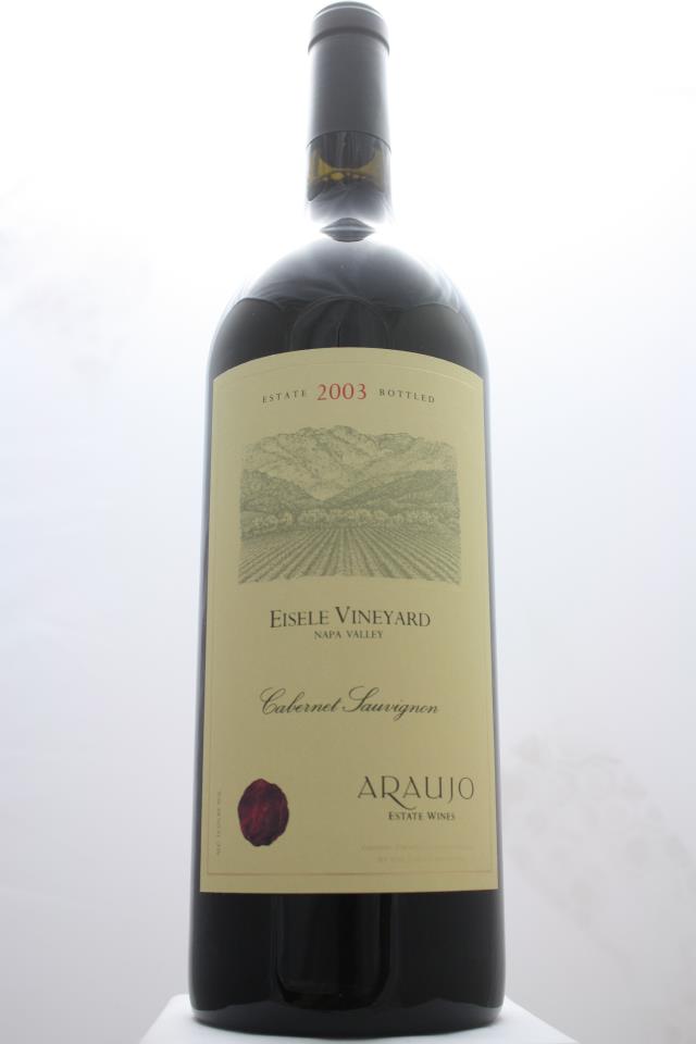 Araujo Estate Cabernet Sauvignon Eisele Vineyard 2003